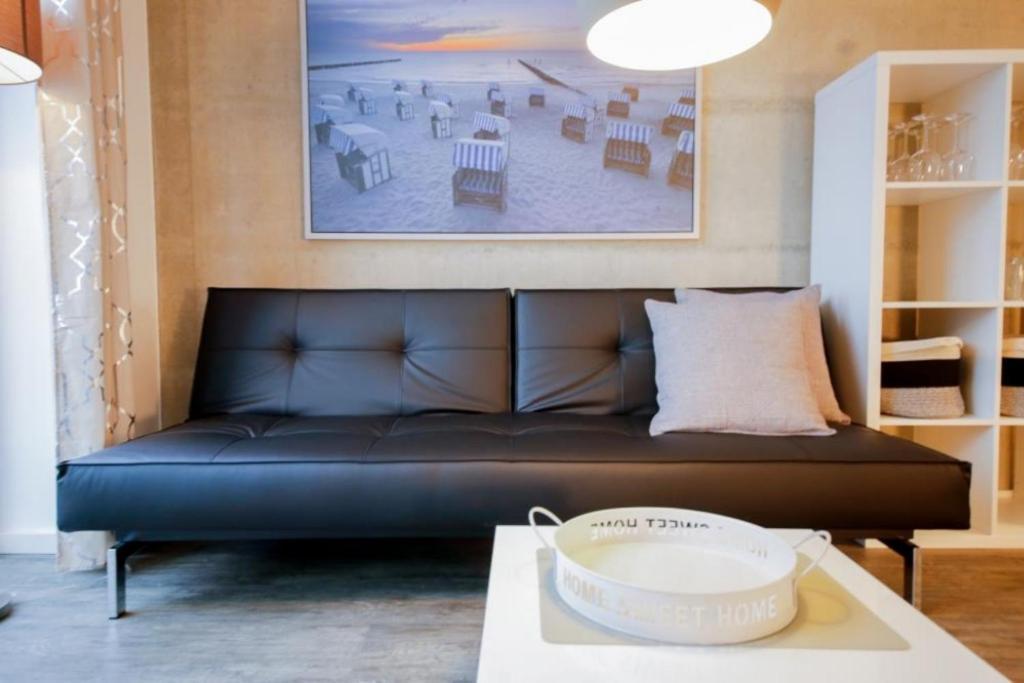 Ferienwohnung Hafenkante ニーンドルフ エクステリア 写真