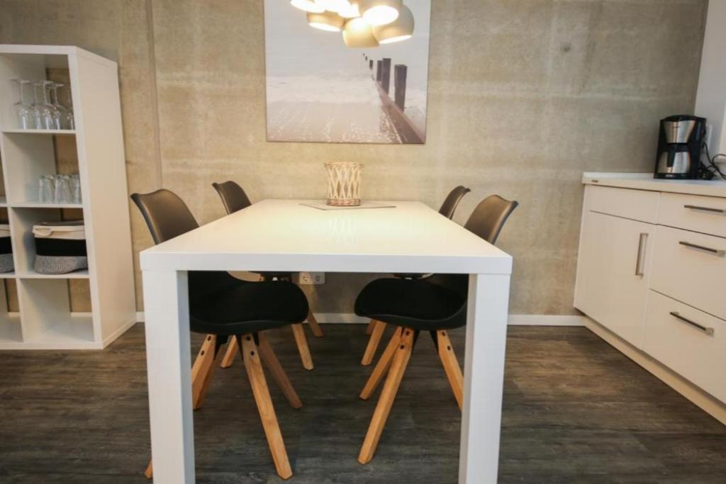 Ferienwohnung Hafenkante ニーンドルフ エクステリア 写真
