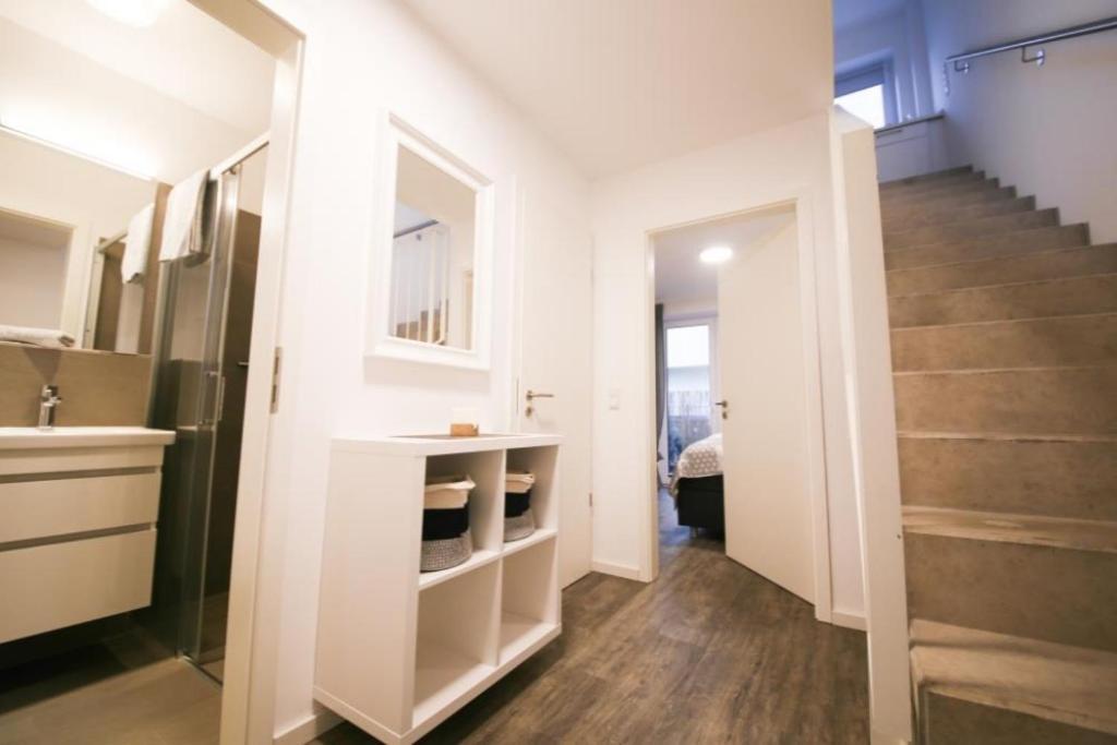 Ferienwohnung Hafenkante ニーンドルフ エクステリア 写真