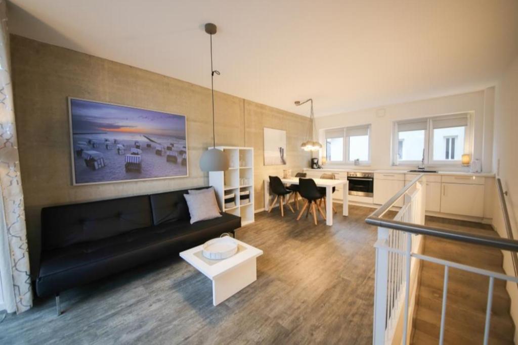Ferienwohnung Hafenkante ニーンドルフ エクステリア 写真