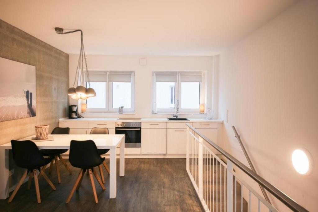 Ferienwohnung Hafenkante ニーンドルフ エクステリア 写真
